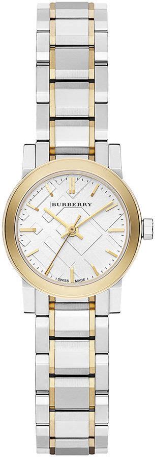 burberry watch women's swiss two-tone stainless steel bracelet 26mm bu9217|Burberry Ladies Watch The City 26mm Two Tone Gold BU9217.